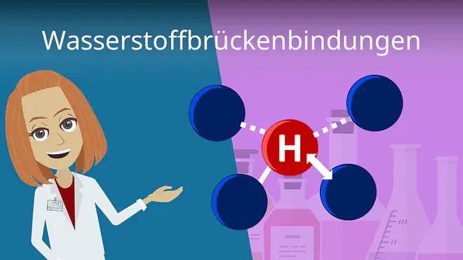 Zum Video: Wasserstoffbrückenbindungen