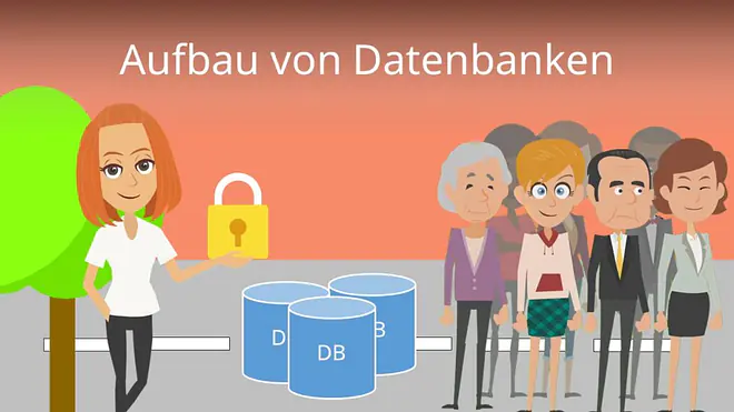 Zum Video: Aufbau von Datenbanken