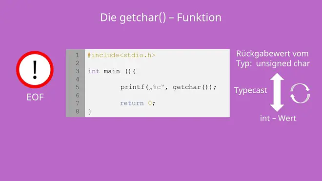 getchar C