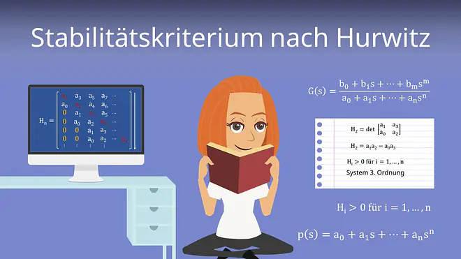 Zum Video: Stabilitätskriterium nach Hurwitz