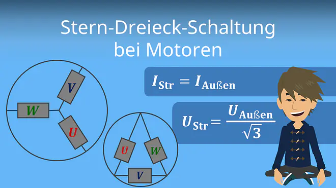 Zum Video: Stern- und Dreieck-Schaltung bei Motoren
