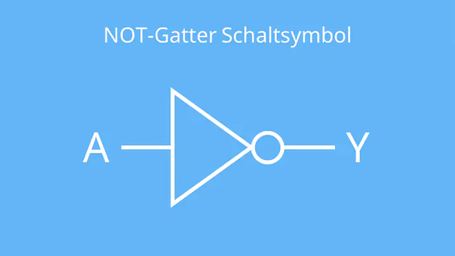 NOT-Gatter, Logikgatter, Schaltsymbol, Gatterinformatik, Logik gatter