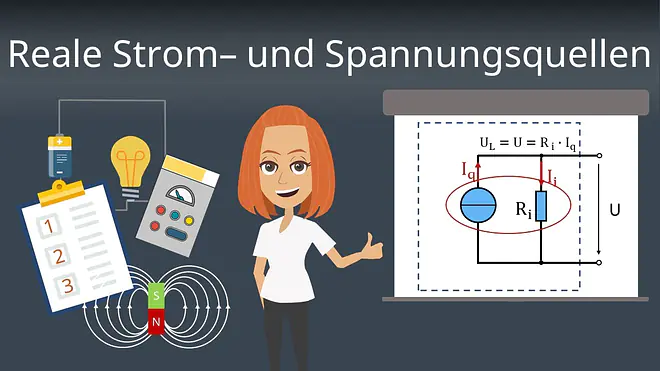 Zum Video: Reale Strom- und Spannungsquellen