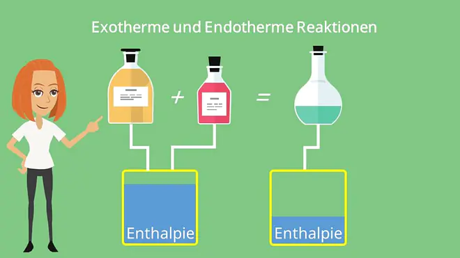 Exotherm und Endotherm