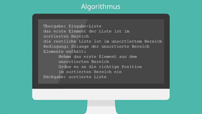 Insertion Sort Algorithm, Insertion Sort Algorithmus