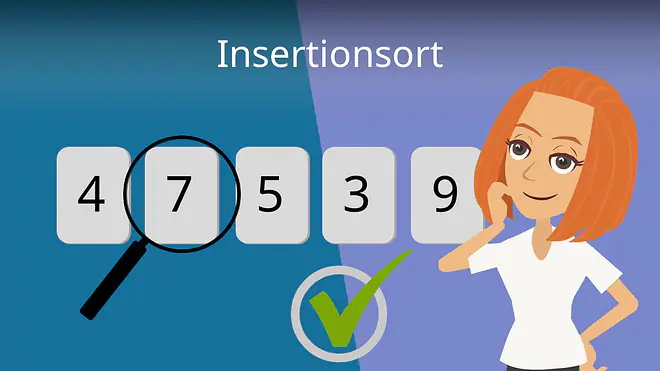 Zum Video: Insertionsort