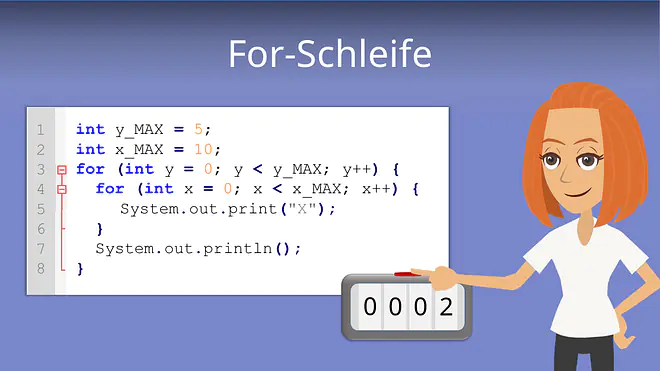 Zum Video: For-Schleife