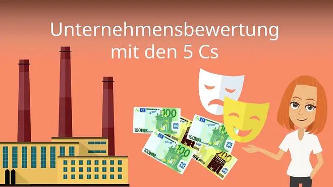 Zum Video: Unternehmensbewertung mit den 5 Cs
