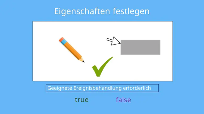 Festlegung der Leinwand und ihrer Eigenschaften