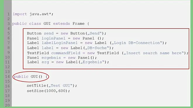 GUI-Layout
