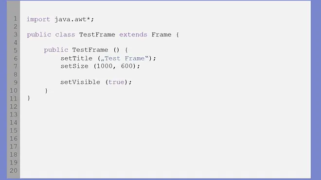 Fenster, Frames