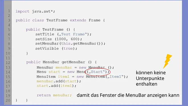 Fenster, Frames