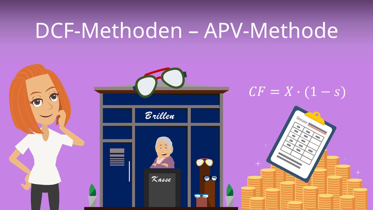 Discounted Cash Flow Methoden: Adjusted-present-value-Methode · [mit Video]
