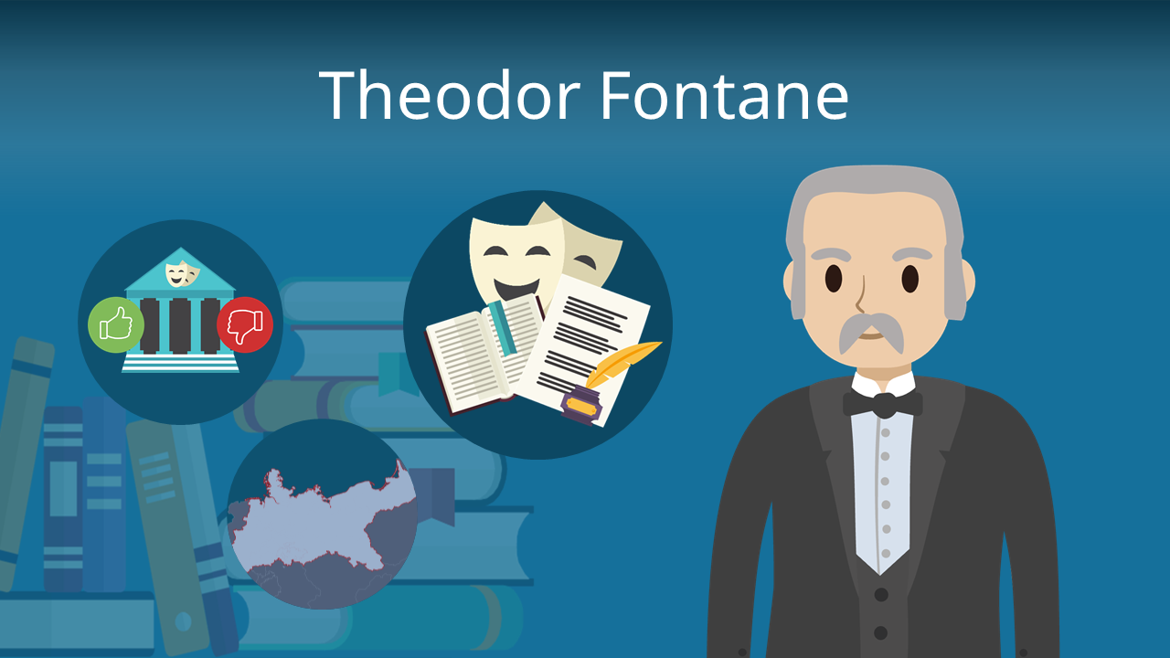 Theodor Fontane • Lebenslauf, Steckbrief und Werke · [mit Video]