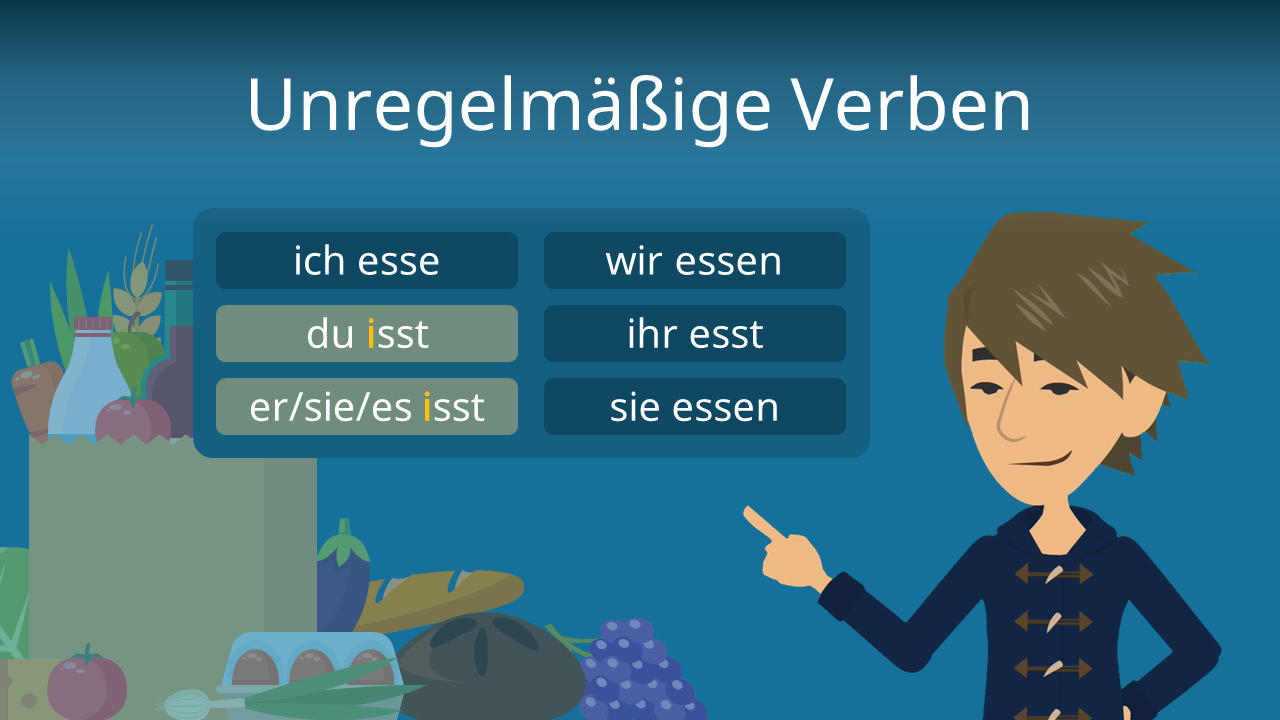 Was Sind Regelmäßige Und Unregelmäßige Verben studyflix.de