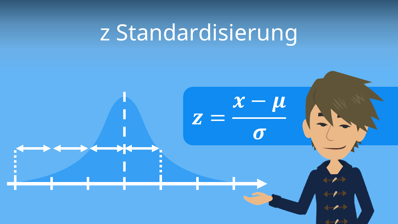 z Standardisierung • Definition, Formel und Beispiel · [mit Video]