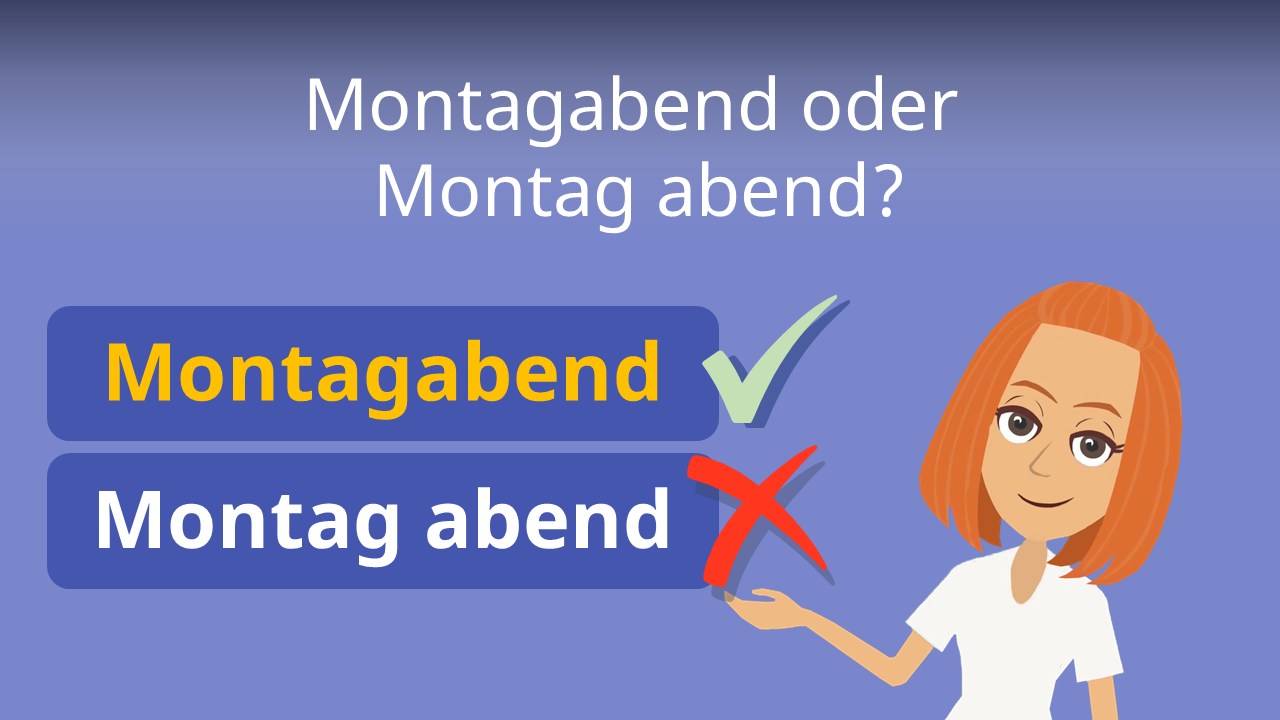 am montag dem oder den