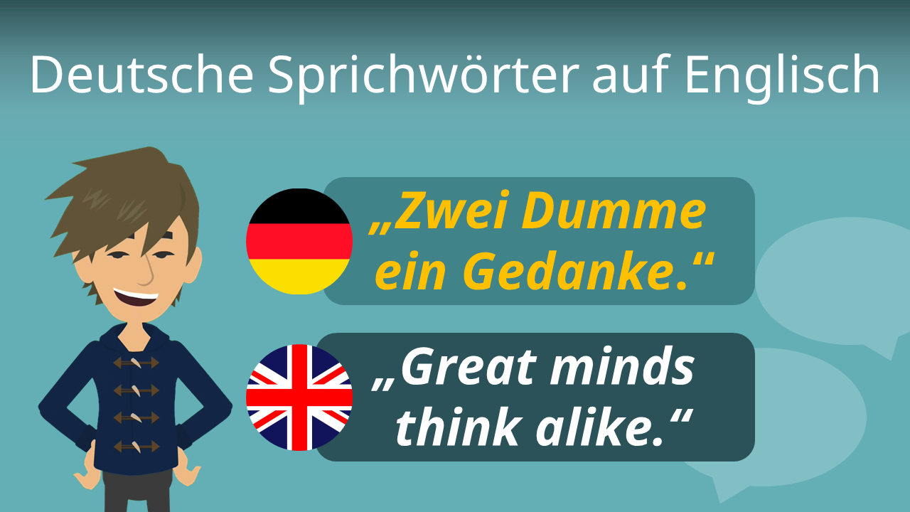 Lustige Deutsche Sprichwörter Auf Englisch studyflix.de