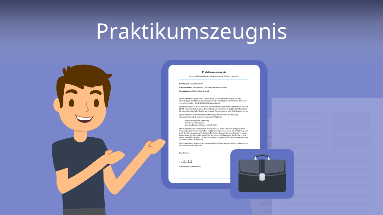 praktikumszeugnis befriedigend Praktikumszeugnis
