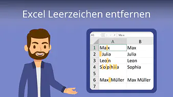 Excel Leerzeichen entfernen