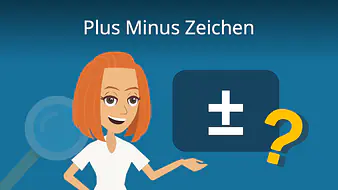 Plus Minus Zeichen ±