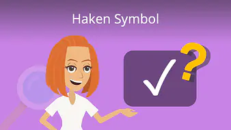 Haken Symbol ✓