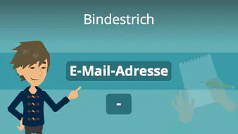 Bindestrich (-)