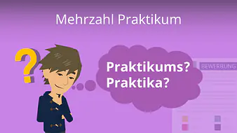 Mehrzahl Praktikum