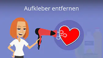 Aufkleber entfernen