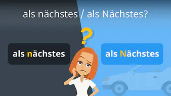 als nächstes / als Nächstes?