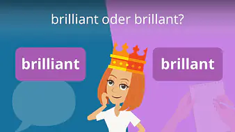 brilliant oder brillant?