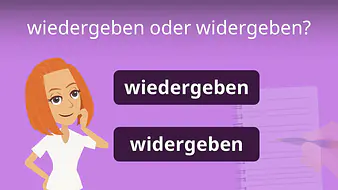 wiedergeben oder widergeben?