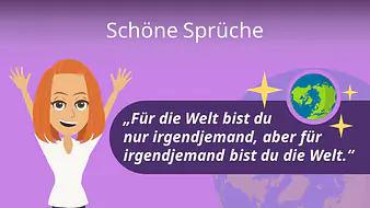 Schöne Sprüche