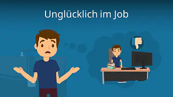 Unglücklich im Job