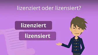 lizenziert oder lizensiert?