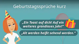Geburtstagssprüche kurz