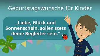 Geburtstagswünsche für Kinder