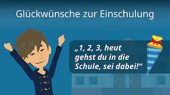 Glückwünsche zur Einschulung