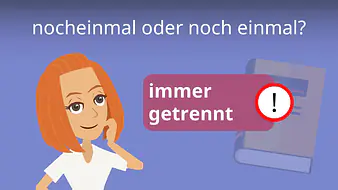 nocheinmal oder noch einmal?