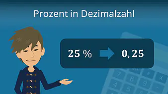 Prozent in Dezimalzahl