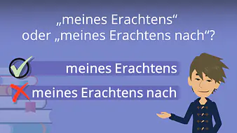 meines Erachtens nach / meines Erachtens