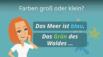 Farben groß oder klein?