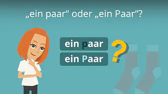 "ein paar" oder "ein Paar"?