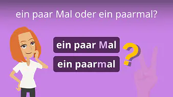 ein paar Mal oder ein paarmal?