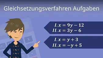 Gleichsetzungsverfahren Aufgaben