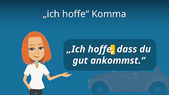 "ich hoffe" Komma