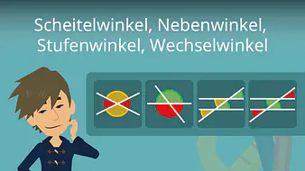 Scheitelwinkel, Nebenwinkel, Stufenwinkel, Wechselwinkel