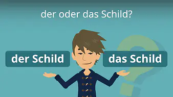 der oder das Schild?