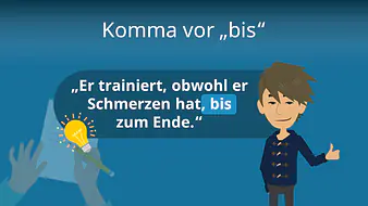 Komma vor "bis"