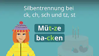 Silbentrennung bei ck, ch, sch und tz, st